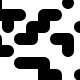 No overlap round corner data pattern